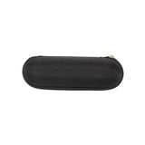 Techsuit Glasses Case (ETOV1), cu Zipper, Eco Leather, 160 x 48 x 45mm, Negru