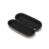 Techsuit Glasses Case (ETOV1), cu Zipper, Eco Leather, 160 x 48 x 45mm, Negru