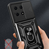 Husa pentru Honor X8a, Techsuit CamShield Series, albastru