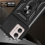 Husa pentru Motorola Moto G53, Techsuit CamShield Series, albastru