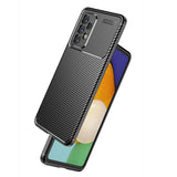 Husa pentru Samsung Galaxy A53 5G, Techsuit CarbonFiber, negru
