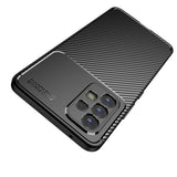 Husa pentru Samsung Galaxy A53 5G, Techsuit CarbonFiber, negru