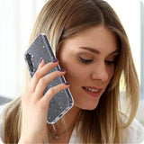 Husa pentru Samsung Galaxy A15 4G, Techsuit SparkleSkin Series, transparenta