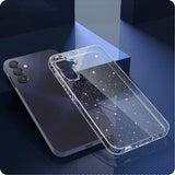 Husa pentru Samsung Galaxy A15 4G, Techsuit SparkleSkin Series, transparenta