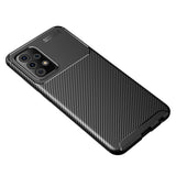 Husa pentru Samsung Galaxy A52 5G, Techsuit CarbonFiber, negru