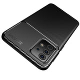Husa pentru Samsung Galaxy A52 5G, Techsuit CarbonFiber, negru