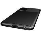 Husa pentru Samsung Galaxy A52 5G, Techsuit CarbonFiber, negru