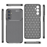 Husa pentru Samsung Galaxy A05s, Techsuit CarbonFiber, negru