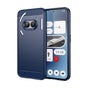 Husa pentru Nothing Phone (2a), Techsuit Carbon Silicone, albastru