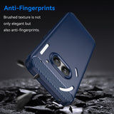 Husa pentru Nothing Phone (2a), Techsuit Carbon Silicone, albastru