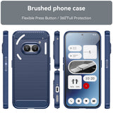 Husa pentru Nothing Phone (2a), Techsuit Carbon Silicone, albastru