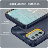 Husa pentru Nokia G42, Techsuit Carbon Silicone, albastru