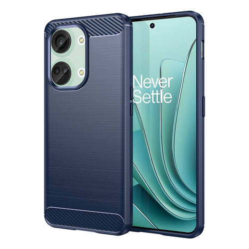Husa pentru OnePlus Nord 3, Techsuit Carbon Silicone, albastru