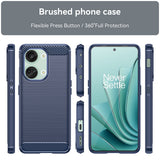 Husa pentru OnePlus Nord 3, Techsuit Carbon Silicone, albastru