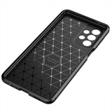 Husa pentru Samsung Galaxy A23, Techsuit CarbonFiber, negru