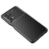 Husa pentru Samsung Galaxy A23, Techsuit CarbonFiber, negru