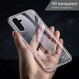 Husa pentru Samsung Galaxy A54, Techsuit SparkleSkin Series, transparenta