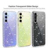 Husa pentru Samsung Galaxy A54, Techsuit SparkleSkin Series, transparenta