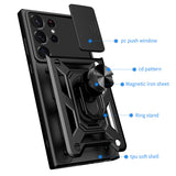 Husa pentru Samsung Galaxy S23 Ultra, Techsuit CamShield Series, albastru