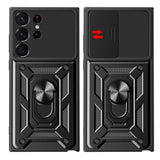 Husa pentru Samsung Galaxy S23 Ultra, Techsuit CamShield Series, albastru
