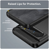 Husa pentru Google Pixel 8 Pro, Techsuit Carbon Silicone, albastru