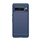 Husa pentru Google Pixel 8 Pro, Techsuit Carbon Silicone, albastru