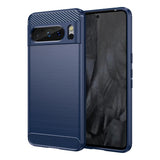 Husa pentru Google Pixel 8 Pro, Techsuit Carbon Silicone, albastru