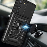 Husa pentru Samsung Galaxy S23 Plus, Techsuit CamShield Series, albastru