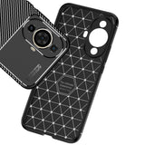 Husa pentru Huawei nova 11, Techsuit CarbonFiber, negru