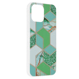 Husa pentru iPhone 13 Pro Max, Techsuit Marble Series, verde