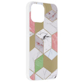 Husa pentru iPhone 13 Pro Max, Techsuit Marble Series, mov