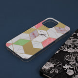 Husa pentru iPhone 13 Pro Max, Techsuit Marble Series, mov