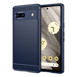 Husa pentru Google Pixel 7a, Techsuit Carbon Silicone, albastru