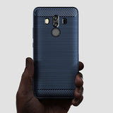 Husa pentru Huawei Mate 10 Pro, Techsuit Carbon Silicone, albastru