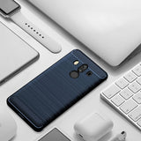 Husa pentru Huawei Mate 10 Pro, Techsuit Carbon Silicone, albastru