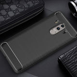 Husa pentru Huawei Mate 10 Pro, Techsuit Carbon Silicone, albastru
