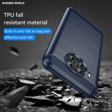 Husa pentru Nokia X20, Techsuit Carbon Silicone, albastru