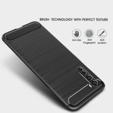 Husa pentru OnePlus Nord 5G, Techsuit Carbon Silicone, albastru