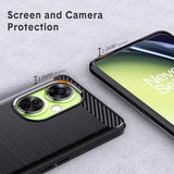 Husa pentru OnePlus Nord CE 3 Lite, Techsuit Carbon Silicone, albastru