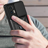 Husa pentru Motorola Edge 30 Neo, Techsuit CamShield Series, albastru