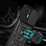 Husa pentru Motorola Edge 30 Neo, Techsuit CamShield Series, albastru