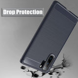 Husa pentru Huawei P30 Pro, Techsuit Carbon Silicone, albastru