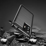 Husa pentru Xiaomi 11T, Techsuit Carbon Silicone, albastru
