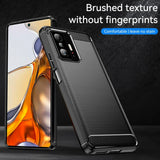 Husa pentru Xiaomi 11T, Techsuit Carbon Silicone, albastru