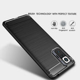 Husa pentru Xiaomi Redmi Note 10 Pro, Techsuit Carbon Silicone, albastru