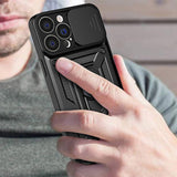 Husa pentru iPhone 15 Pro, Techsuit CamShield Series, roz