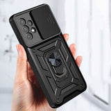 Husa pentru Samsung Galaxy A53 5G, Techsuit CamShield Series, albastru