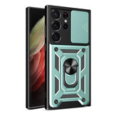 Husa pentru Samsung Galaxy S22 Ultra 5G, Techsuit CamShield Series, albastru