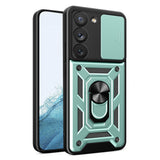 Husa pentru Samsung Galaxy S22 5G, Techsuit CamShield Series, albastru