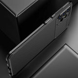 Husa pentru Samsung Galaxy A13 4G, Techsuit CarbonFiber, negru